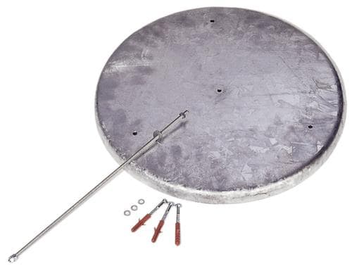 Standascher mit Dach, antiksilber