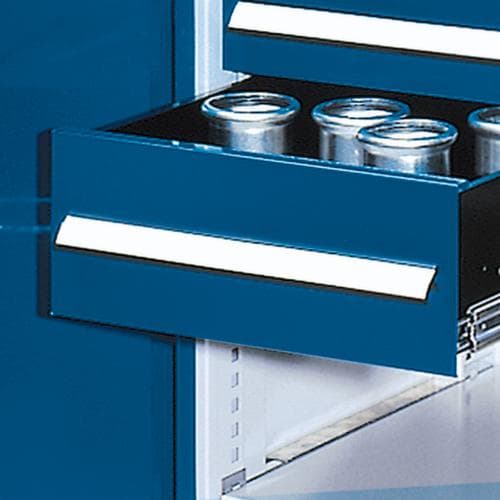 Kappes Schwerlast-Sichtfensterschrank RasterPlan® extra tief + mit Mitteltrennwand, 8 Schublade(n)