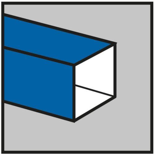 C+P Umkleidebank mit Haken und PVC-Leisten