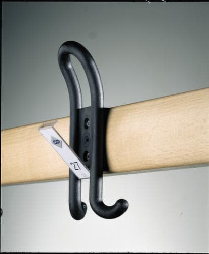 C+P Umkleidebank mit Haken und PVC-Leisten