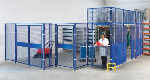 Wand-Aufsatzelement für Trennwandsystem, Breite 1480 mm