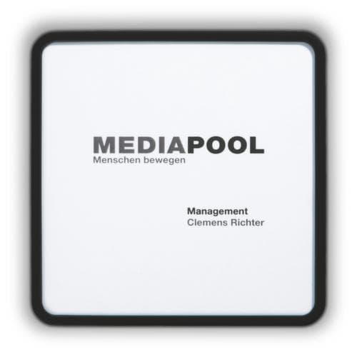 Türschild VarioSign mit farbigem Rahmen