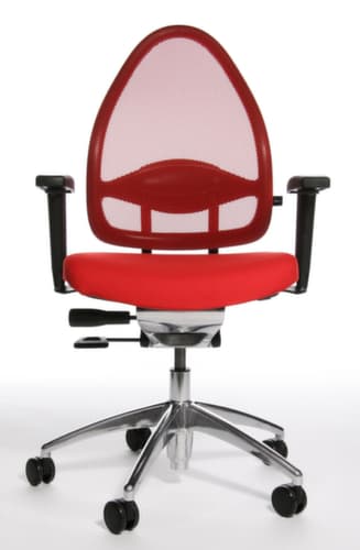 Topstar Bürodrehstuhl Open Base + Art OPEN BASE 10 mit Body-Balance-Tec®-Gelenk, Netzrückenlehne, rot