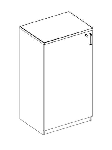Nowy Styl Flügeltürenschrank E10, 3 Ordnerhöhen
