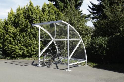WSM Rundbogen-Fahrradüberdachung