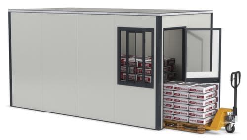 Wand mit Dreh-/Kippfenster SmartUnit für Selbstbauraum