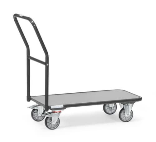 fetra Schiebebügelwagen GREY EDITION, Traglast 250 kg, Ladefläche 1000 x 600 mm