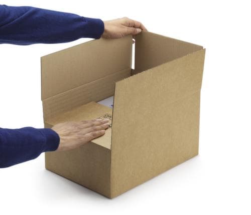 Blitzboden-Aufrichtekarton Varia Standard für leichte Produkte