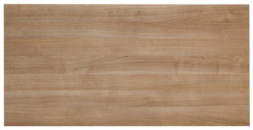 Rundes Verkettungselement Terra Nova 90°, Breite x Tiefe 800 x 800 mm, Platte Nussbaum