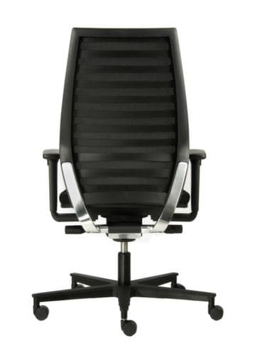 ROVO-CHAIR Bürodrehstuhl R12, Lamellen-Rückenlehne, schwarz