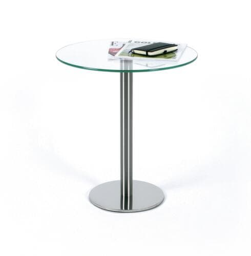 Beistelltisch mit Tellerfußgestell, Ø 495 mm