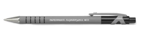 PAPERMATE Kugelschreiber Flexigrip Ultra, Schriftfarbe schwarz, Schaft grau