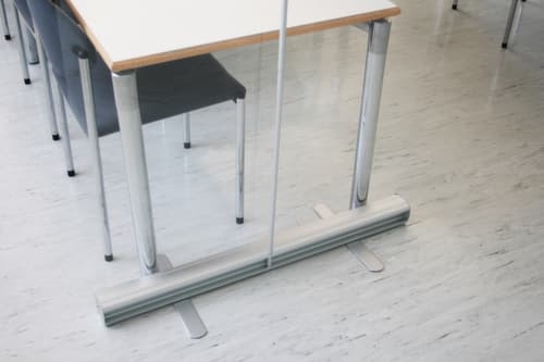 EICHNER Mobile Hygieneschutzwand, Höhe x Breite 2200 x 1000 mm