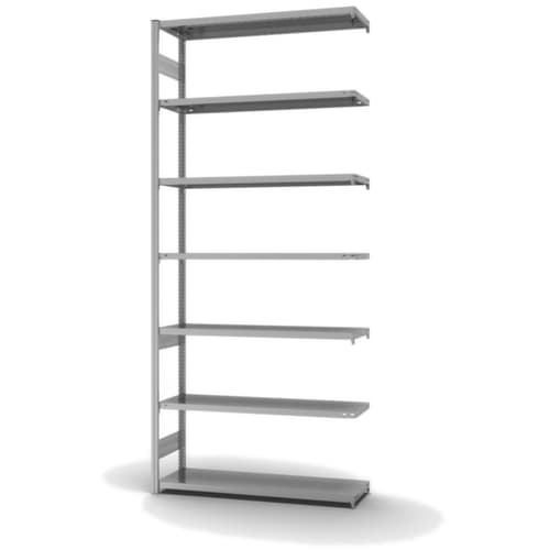 hofe Traversenregal in mittelschwerer Bauart, Höhe x Breite x Tiefe 3000 x 1310 x 435 mm, 7 Böden