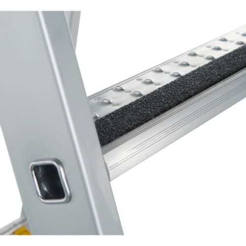 ZARGES Stehleiter R13step S mit rutschsicheren Stufen, 10 Stufen mit R13-Belag