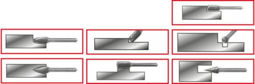 KS Tools HM Frässtift-Satz