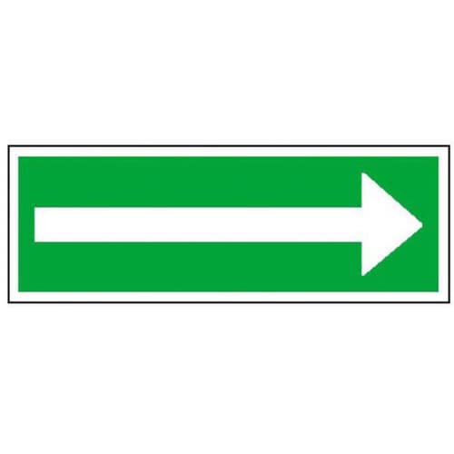 Fluchtweg-Zusatzschild SafetyMarking®