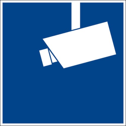 Infozeichen SafetyMarking® nach DIN 33450, "Hinweis Videoüberwachung"