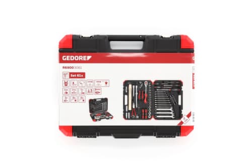 GEDORE R69003061 Steckschlüssel-Satz 1/2" 61-teilig Auto-Universal
