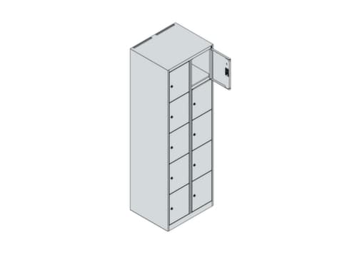 C+P Schließfachschrank Classic Plus, 10 Fächer