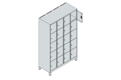 C+P Schließfachschrank Classic Plus, 20 Fächer