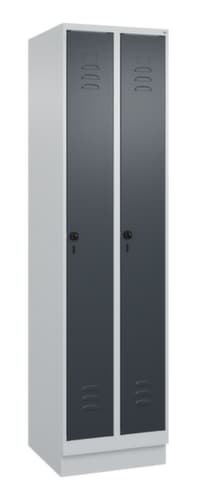C+P Spind Classic Plus mit 2 Abteilen, Abteilbreite 250 mm