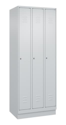 C+P Spind Classic Plus mit 3 Abteilen, Abteilbreite 250 mm