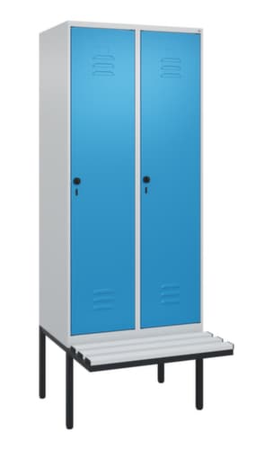 C+P Spind Classic Plus mit Sitzbank, Abteilbreite 400 mm