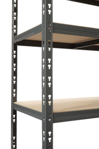 UDOBÄR Schwerlastregal, Höhe x Breite x Tiefe 1800 x 900 x 400 mm, 5 Böden