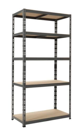 UDOBÄR Schwerlastregal, Höhe x Breite x Tiefe 1800 x 900 x 400 mm, 5 Böden
