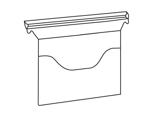 EICHNER Termin-Sichttasche, transparent, DIN A5 quer