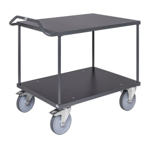Kongamek Etagenwagen 1200x800 mm, Traglast 500 kg, 2 Etagen