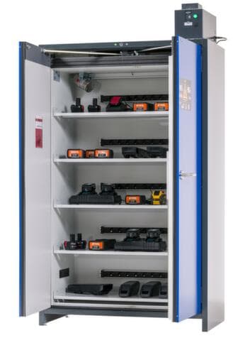 Asecos Lithium-Ionen Lagerschrank ION-LINE Typ 90, Höhe x Breite x Tiefe 2224 x 1193 x 615 mm