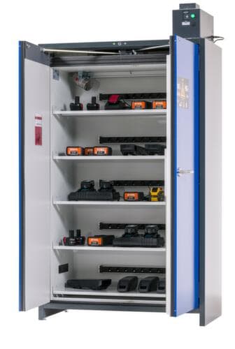 Asecos Lithium-Ionen Lagerschrank ION-LINE Typ 90, Höhe x Breite x Tiefe 2224 x 1193 x 615 mm