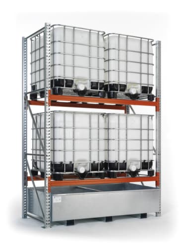META Palettenregal MULTIPAL für 24 Paletten, 9325 mm breit, 3 Lagerebenen