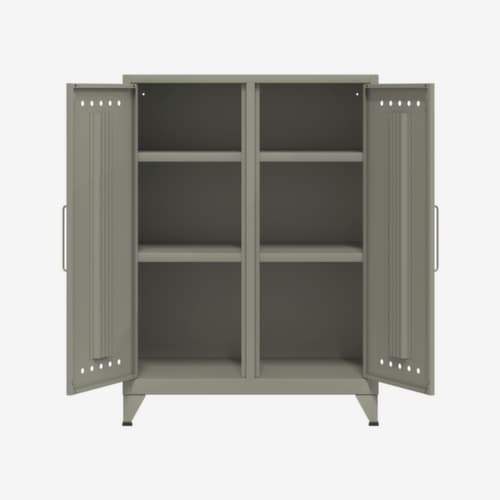 Bisley Sideboard Fern Middle aus lackiertem Stahl
