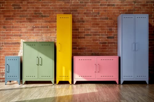 Bisley Sideboard Fern Middle aus lackiertem Stahl