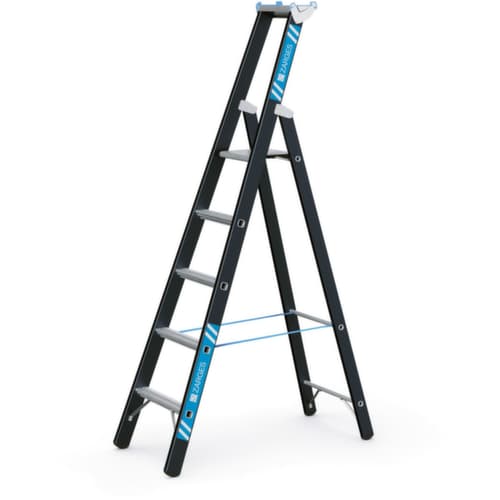 ZARGES Schwerlast-Sprossenstehleiter Z600 bis 250 kg belastbar