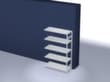 hofe System-Steckregal in Standard Bauart, Höhe x Breite x Tiefe 2000 x 1310 x 535 mm, 5 Böden