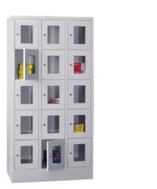 PAVOY Schließfachschrank Basis, 15 Fächer