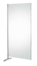 Kerkmann Trennwand Metropol, Höhe x Breite 1750 x 800 mm, Wand transparent
