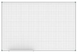 MAUL Whiteboard MAULstandard mit Rasterdruck, Höhe x Breite 1000 x 1500 mm