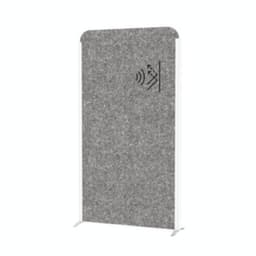 MAUL Stellwand-Tafel MAULcocoon, Höhe x Breite 1820 x 1000 mm, Wand dunkelgrau