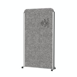 MAUL Stellwand-Tafel MAULcocoon, Höhe x Breite 1820 x 1000 mm, Wand dunkelgrau