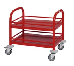 Kongamek Mini-Servierwagen, Traglast 80 kg, 2 Etagen