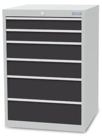 Bedrunka + Hirth Schubladenschrank, 6 Schublade(n), RAL7035 Lichtgrau/RAL7016 Anthrazitgrau