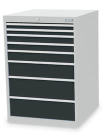 Bedrunka + Hirth Schubladenschrank, 8 Schublade(n), RAL7035 Lichtgrau/RAL7016 Anthrazitgrau