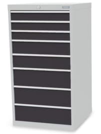 Bedrunka + Hirth Schubladenschrank, 8 Schublade(n), RAL7035 Lichtgrau/RAL7016 Anthrazitgrau