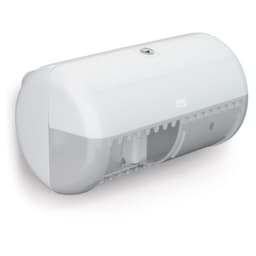 Toilettenpapierspender für 2 Rollen, ABS, weiß
