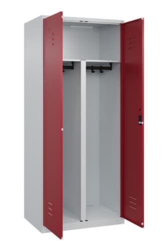 C+P PSA-Spind Classic Plus für Schwarz-Weiß-Trennung, Abteilbreite 400 mm